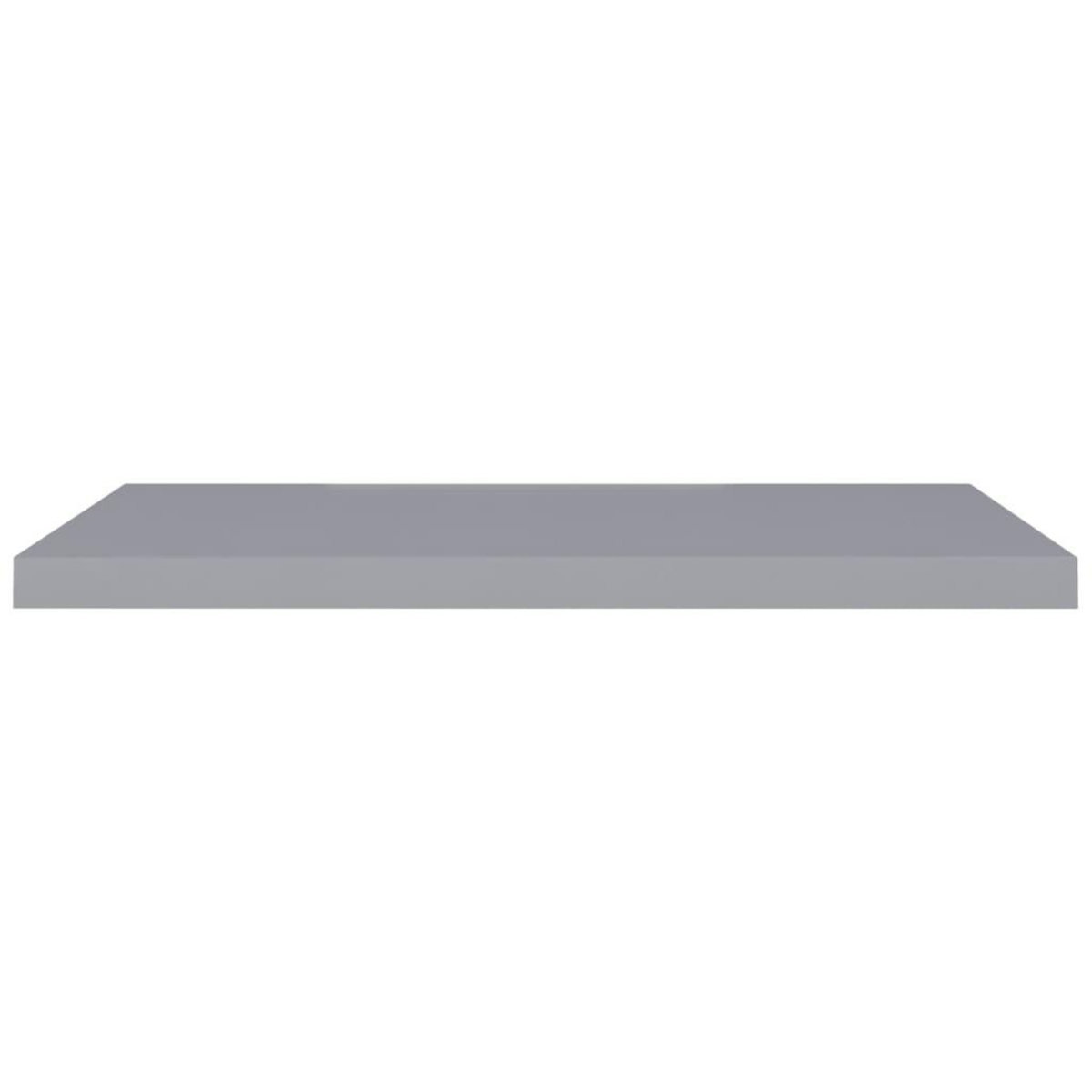 VIDAXL Etageres murales flottantes 2 pcs gris 90x23,5x3,8 cm MDF