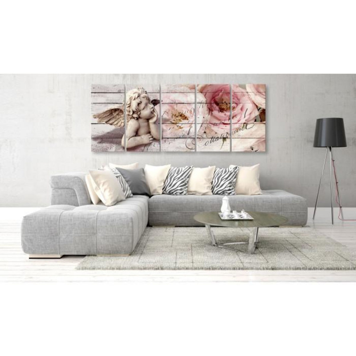 Paris Prix Tableau Imprimé 5 Panneaux  Contemplation Narrow