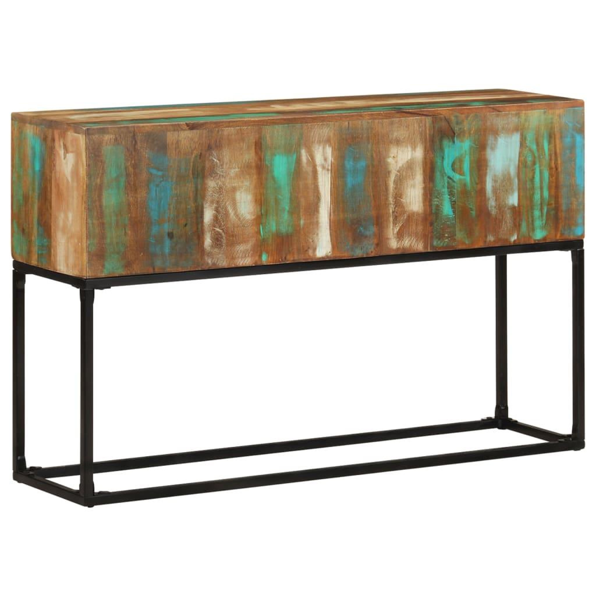 VIDAXL Table console 120x30x75 cm bois de recuperation massif