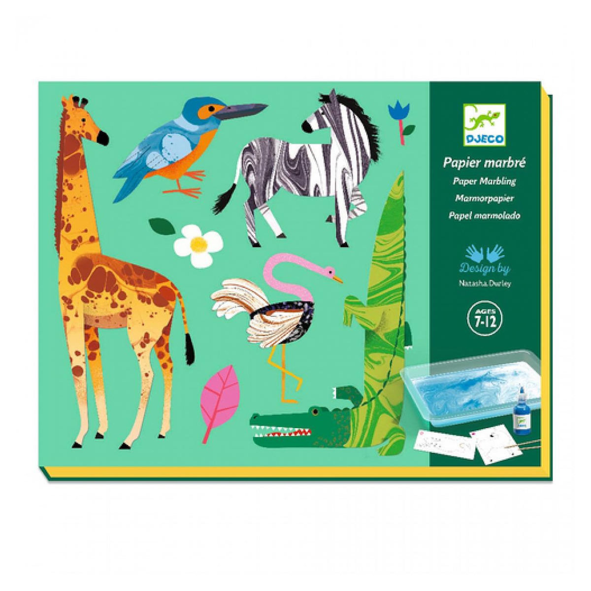 Djeco Papier marbre Colorful -