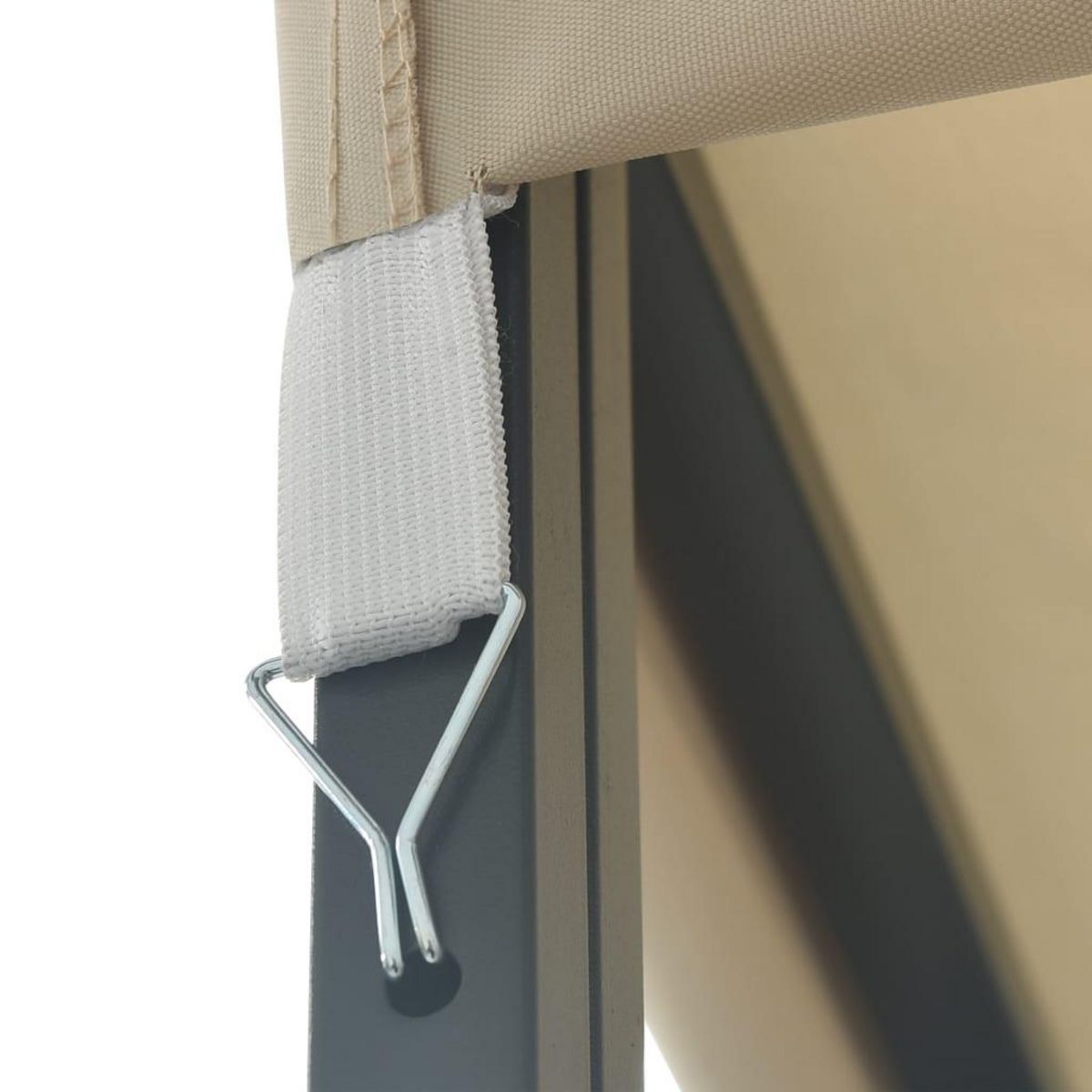 VIDAXL Belvedere 3x6 m Creme