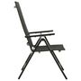 Voir la diapositive 5 : VIDAXL Chaises pliables de jardin lot de 2 Textilene et aluminium Noir