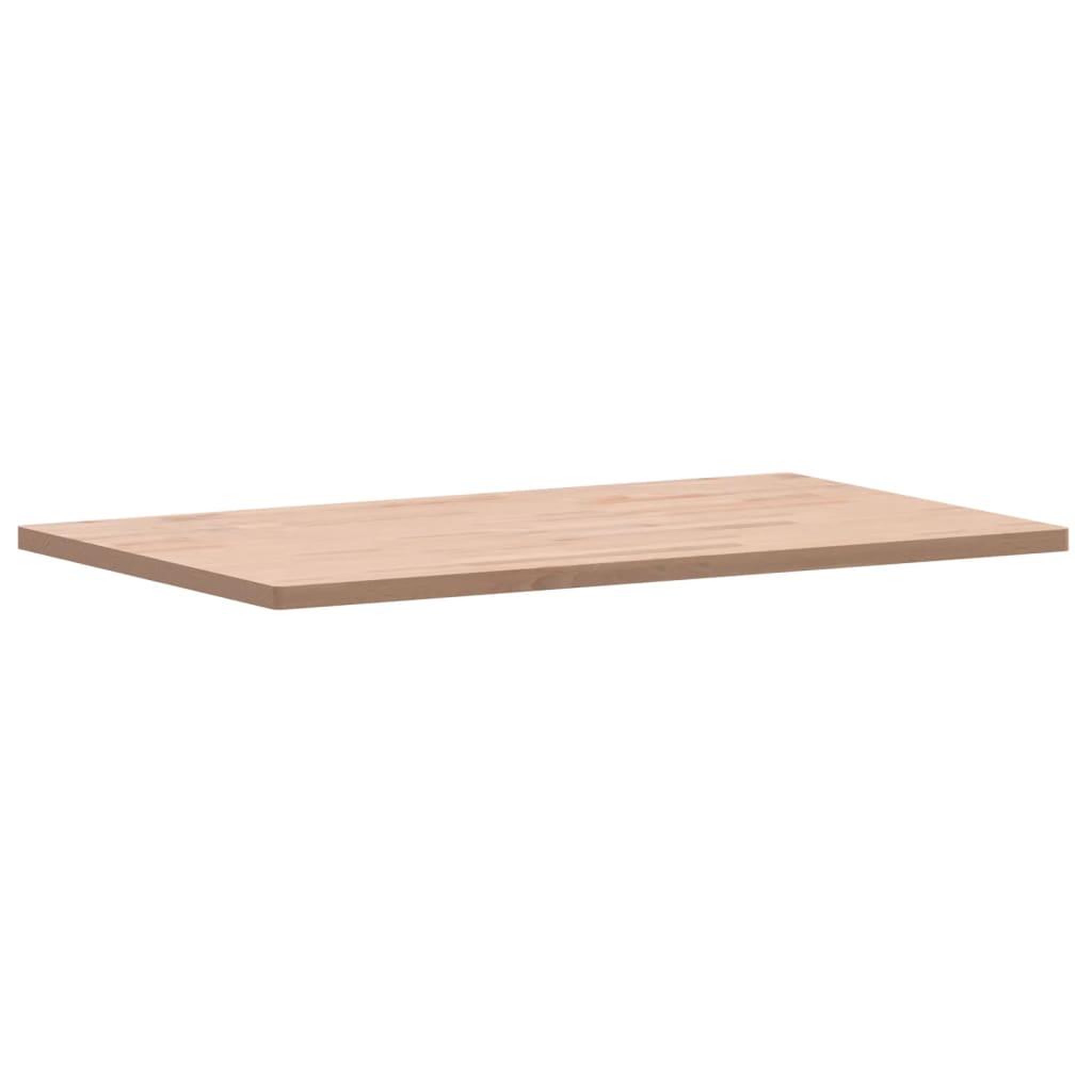 Voir la diapositive 3 : VIDAXL Dessus de table 100x60x2,5cm rectangulaire bois massif de hetre