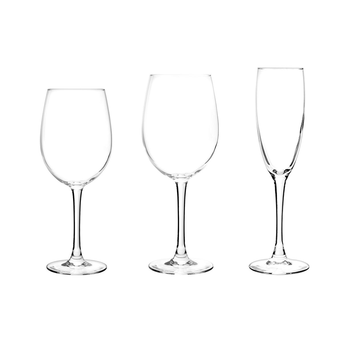 Service de verres de 18 pièces   