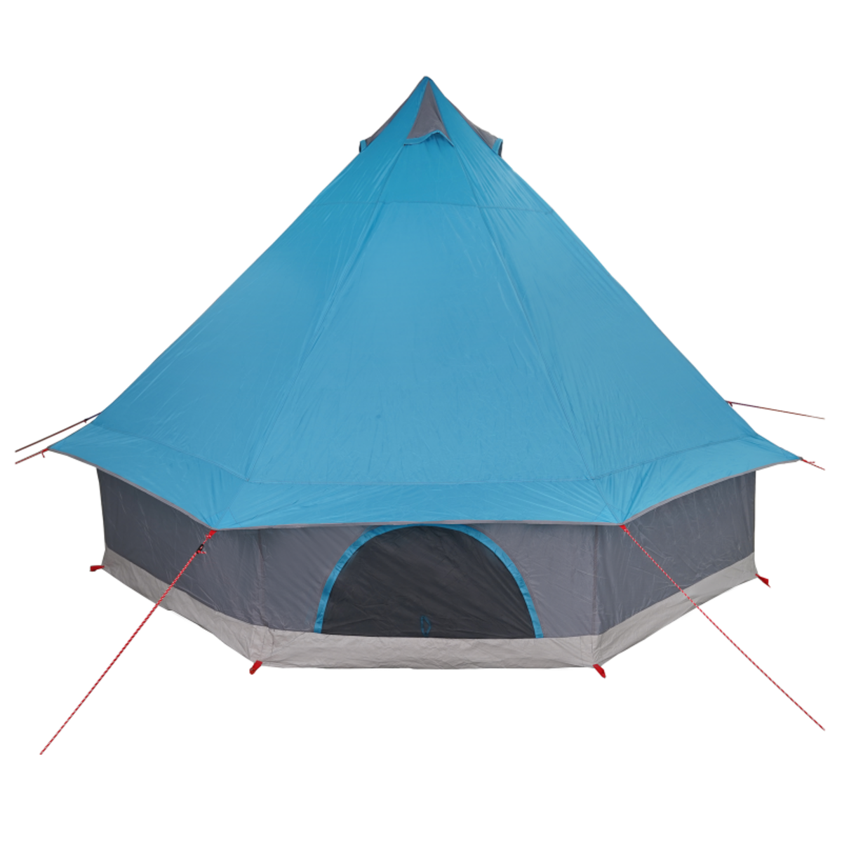 VIDAXL Tente Familiale Tipi Bleue Imperméable pour 8 Personnes
