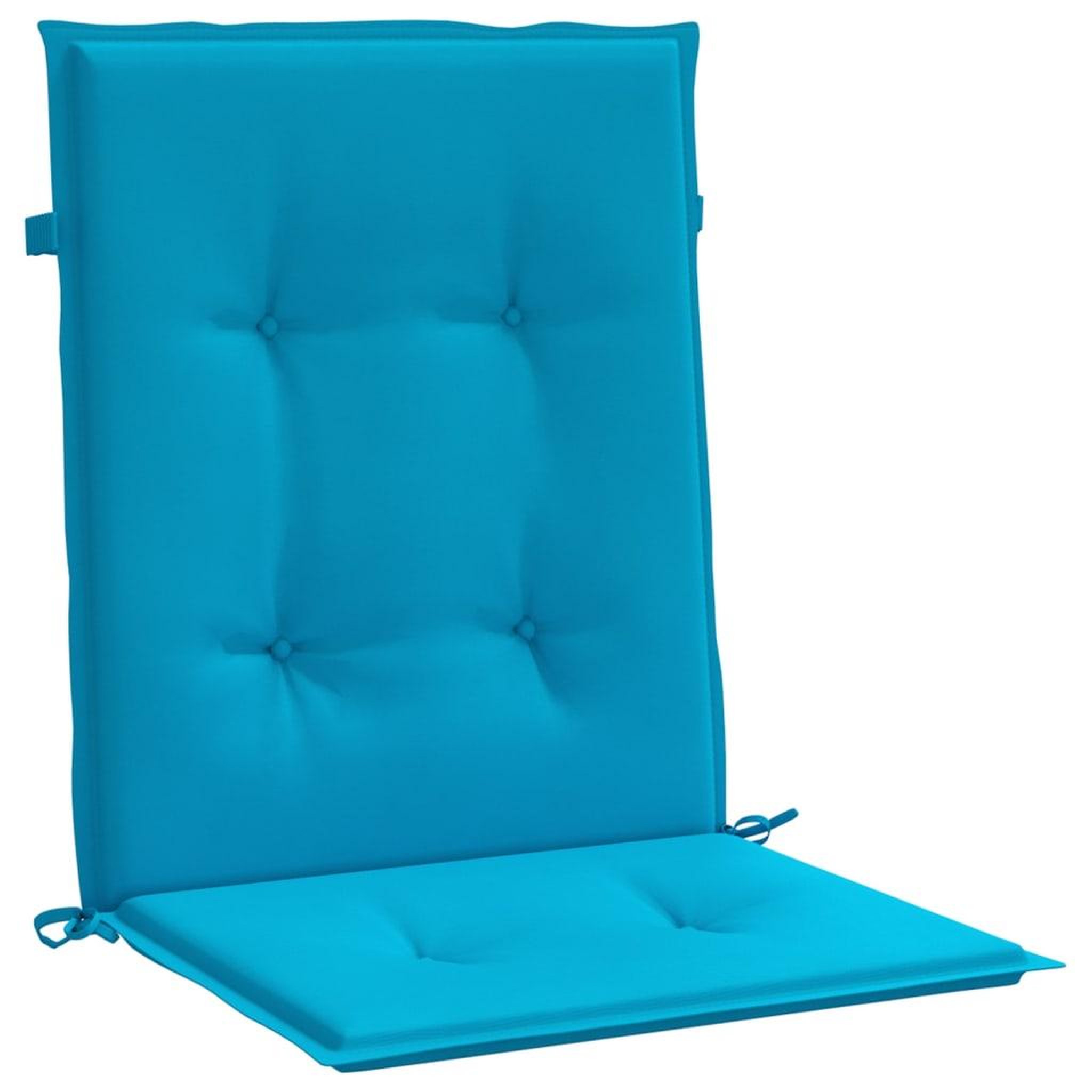 Voir la diapositive 5 : VIDAXL Coussins de chaise de jardin a dossier bas lot de 6 bleu