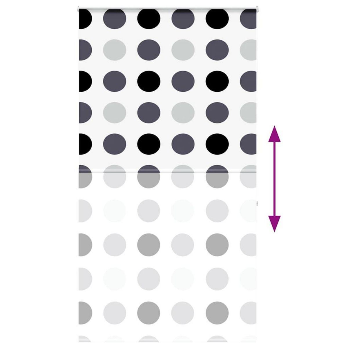 VIDAXL Store enrouleur de douche avec cassette largeur du tissu 116 cm