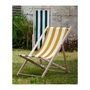 Voir la diapositive 2 : Jardin prive Chilienne agrafée - JARDIN PRIVE - Rayures - Jaune / Blanc