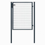 CENTRALE BRICO Portillon grillagé Eco garden l.105 x H.125 cm, gris