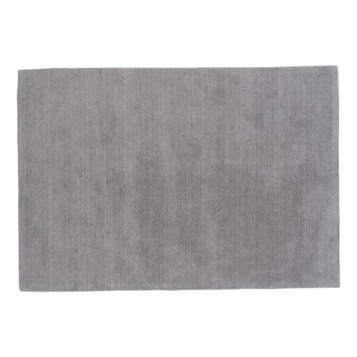 Paris Prix Tapis Déco en Laine  Ulla  162x230cm Gris Clair