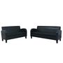 Voir la diapositive 2 : VIDAXL Ensemble de canapes 2 pcs cuir synthetique noir