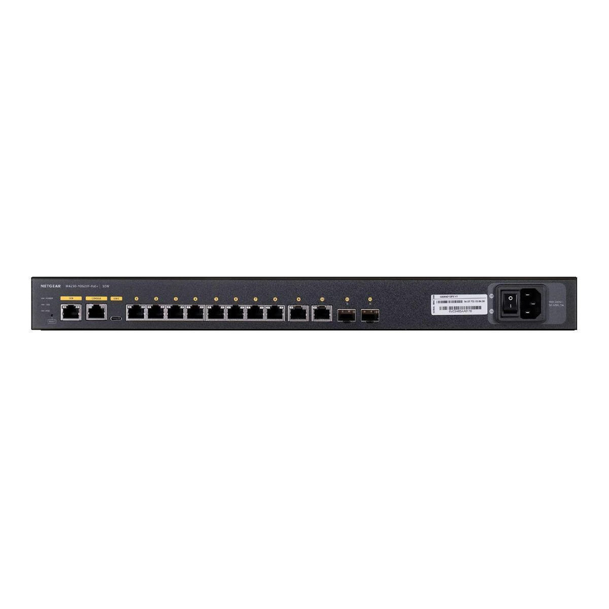 Netgear Commutateur réseau NETGEAR M4250-10G2XF-PoE+ 10 ports Gigabit avec 8 ports PoE+