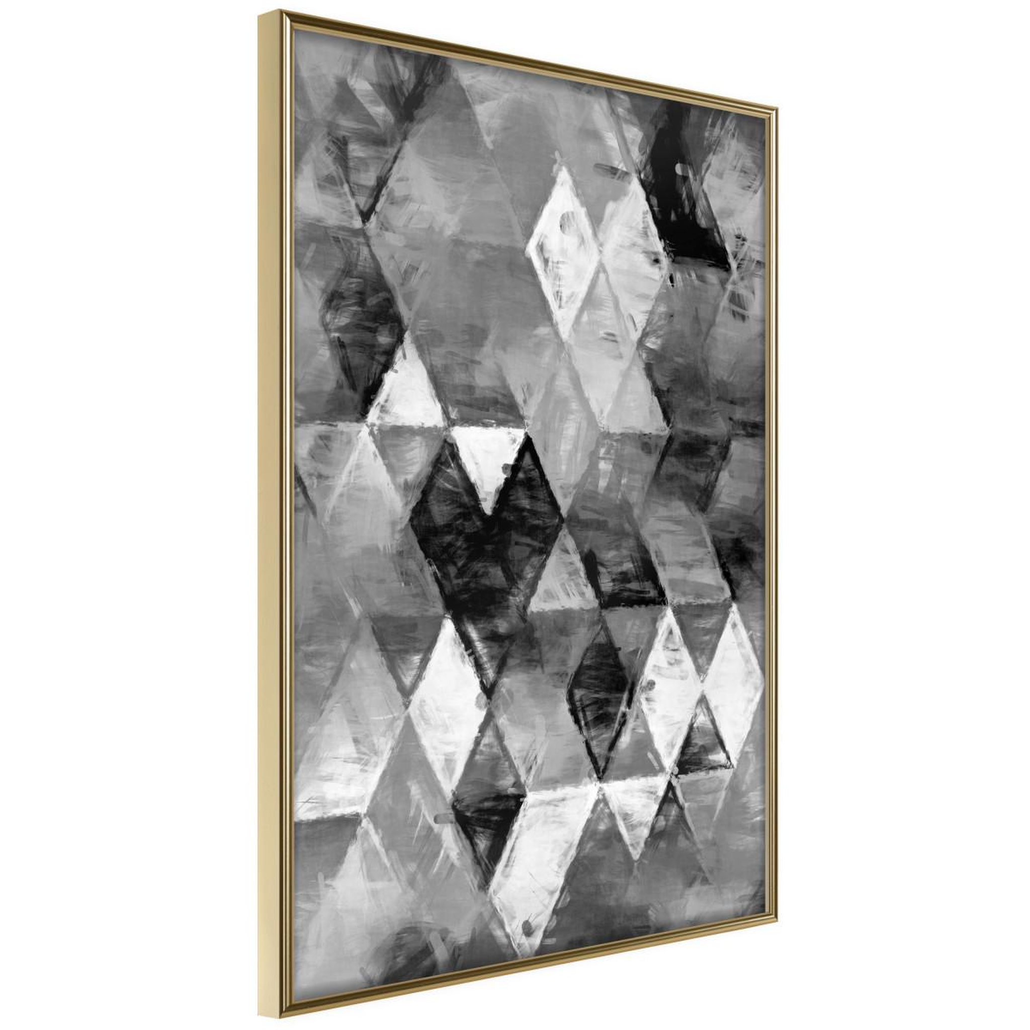 Voir la diapositive 1 : Paris Prix Affiche Murale Encadrée  Abstract Diamonds