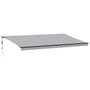 Voir la diapositive 2 : VIDAXL Auvent retractable automatique anthracite blanc 600x300 cm