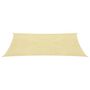 Voir la diapositive 3 : VIDAXL Voile d'ombrage 160 g/m^2 Beige 2,5x5 m PEHD