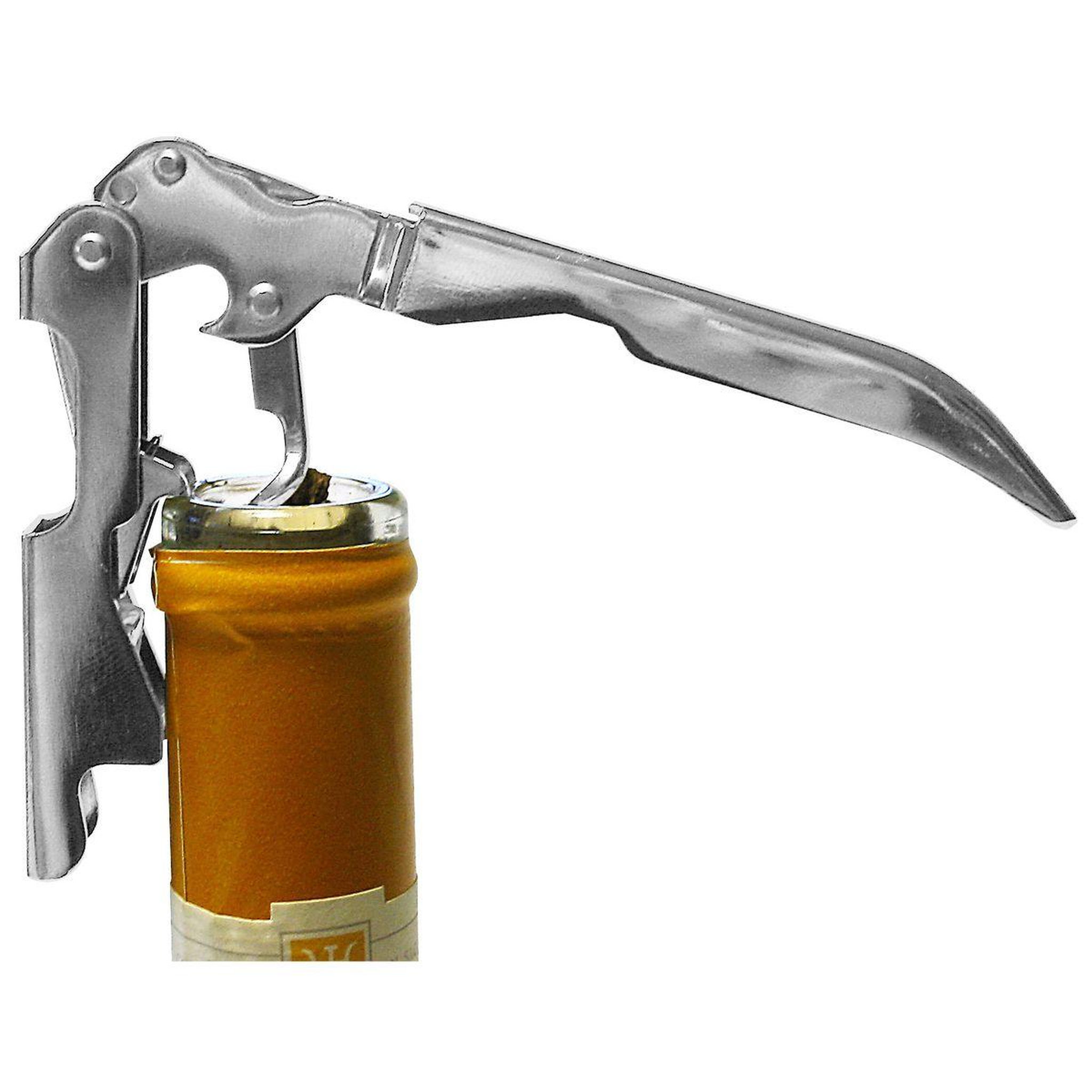 Voir la diapositive 2 : Fackelmann Tire-bouchon limonadier double levier en inox fackelmann bar concept