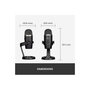 Voir la diapositive 4 : Blue Microphones Microphone Blue Microphones Yeti Nano Black