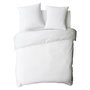 Voir la diapositive 3 : FUTURE HOME Housse de couette en coton 57 fils unie