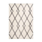 Paris Prix Tapis Imprimé Géométrique  Orlando  Ivoire. Coloris disponibles : Blanc