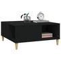 Voir la diapositive 4 : VIDAXL Table basse noir 80x80x36,5 cm bois d'ingenierie