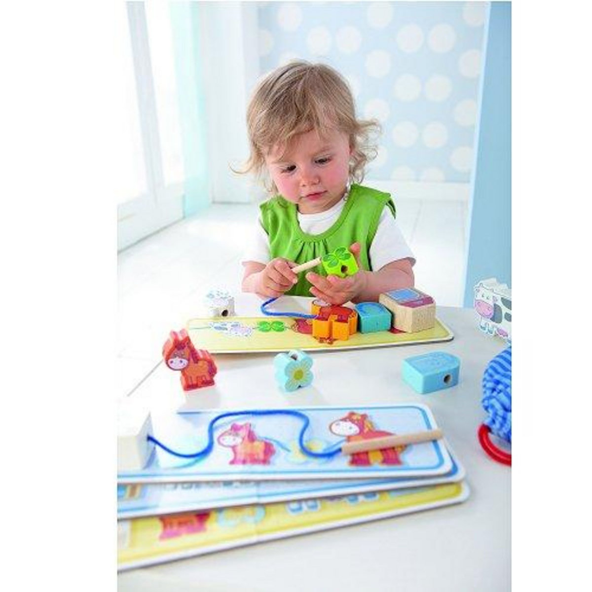 Haba Jeu de laçage : A la campagne