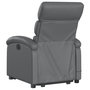 Voir la diapositive 4 : VIDAXL Fauteuil inclinable de massage Gris Similicuir