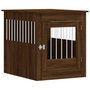 Voir la diapositive 2 : VIDAXL Meuble de cage pour chiens chene marron 64,5x80x71 cm