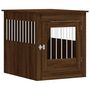 Voir la diapositive 2 : VIDAXL Meuble de cage pour chiens chene marron 64,5x80x71 cm