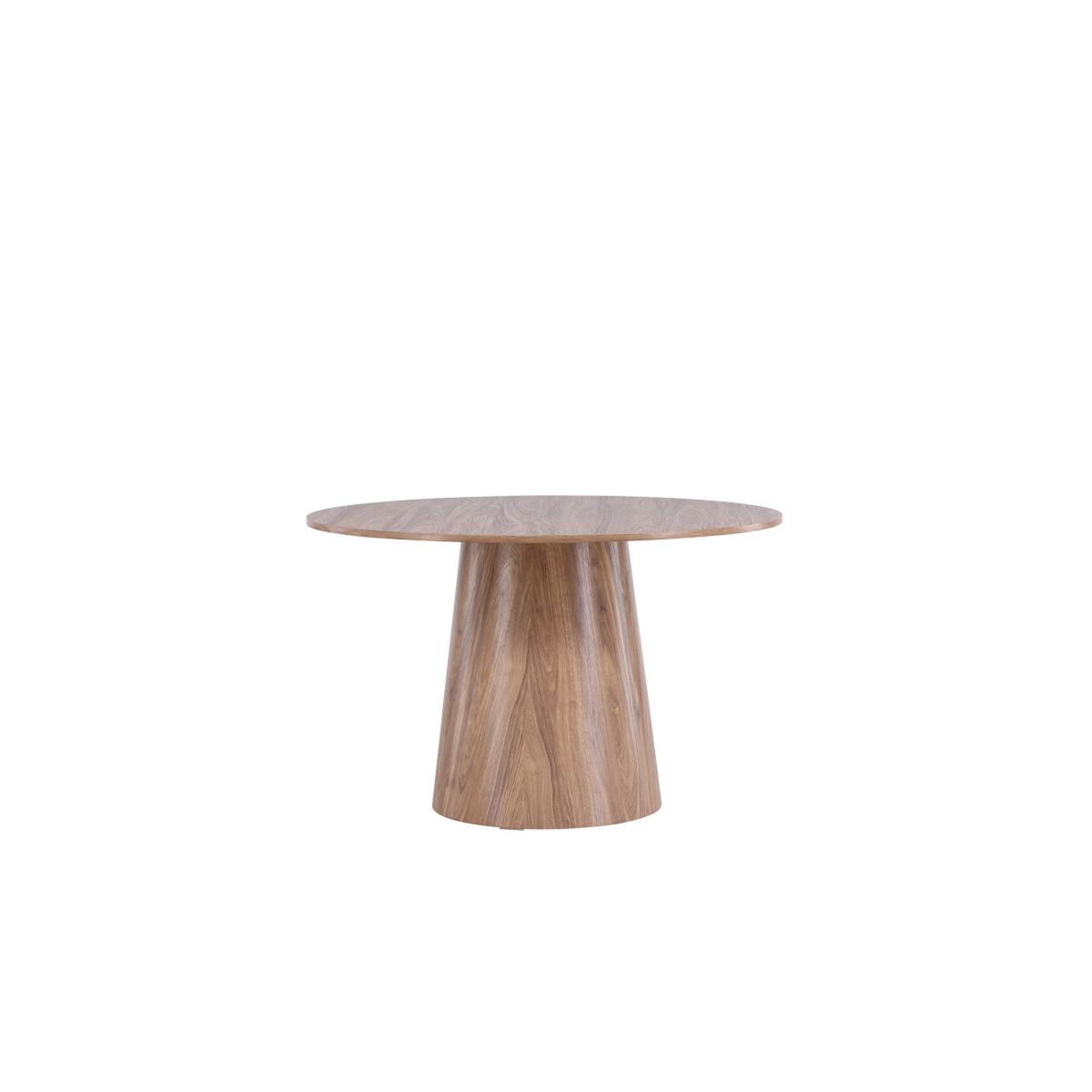 Voir la diapositive 2 : Paris Prix Table à manger ronde  lanzo  120 cm marron