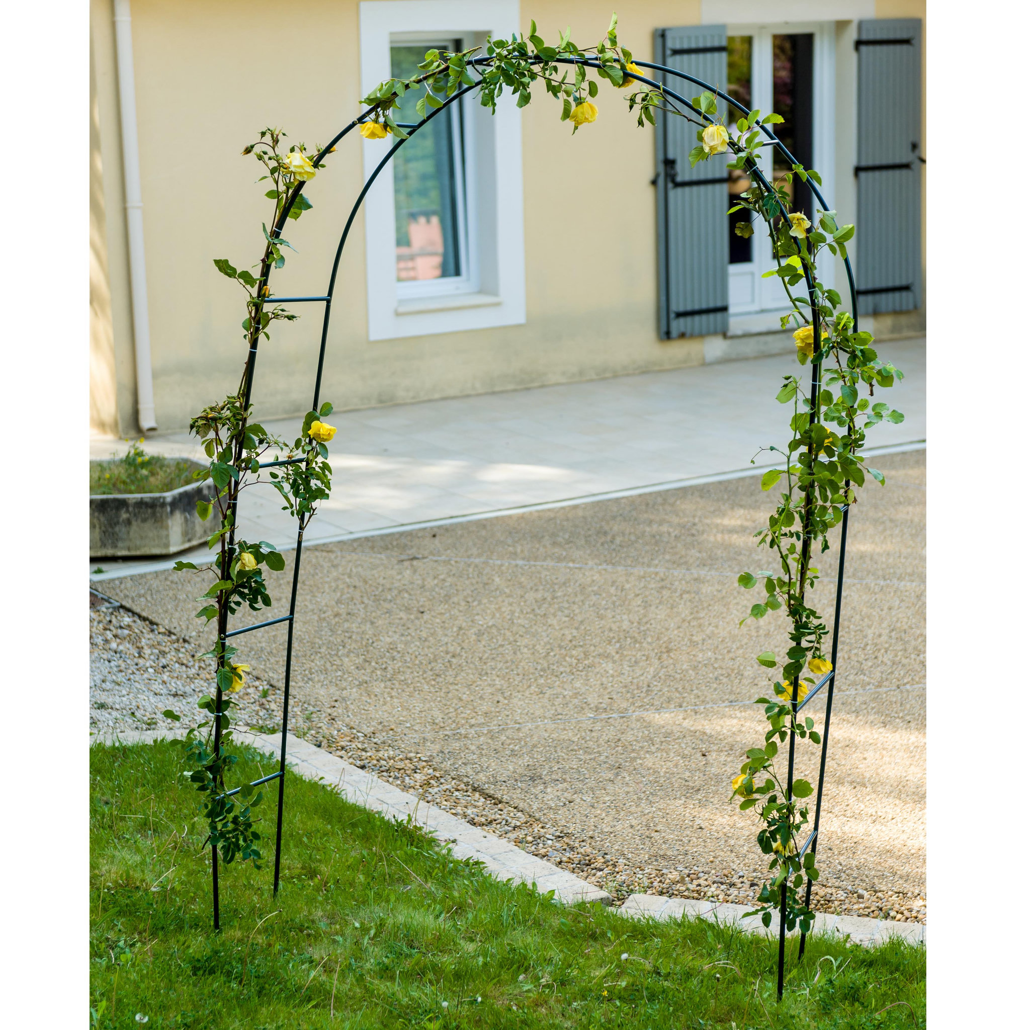Voir la diapositive 1 :  Gloriette en métal WERKA PRO  240x140x37cm