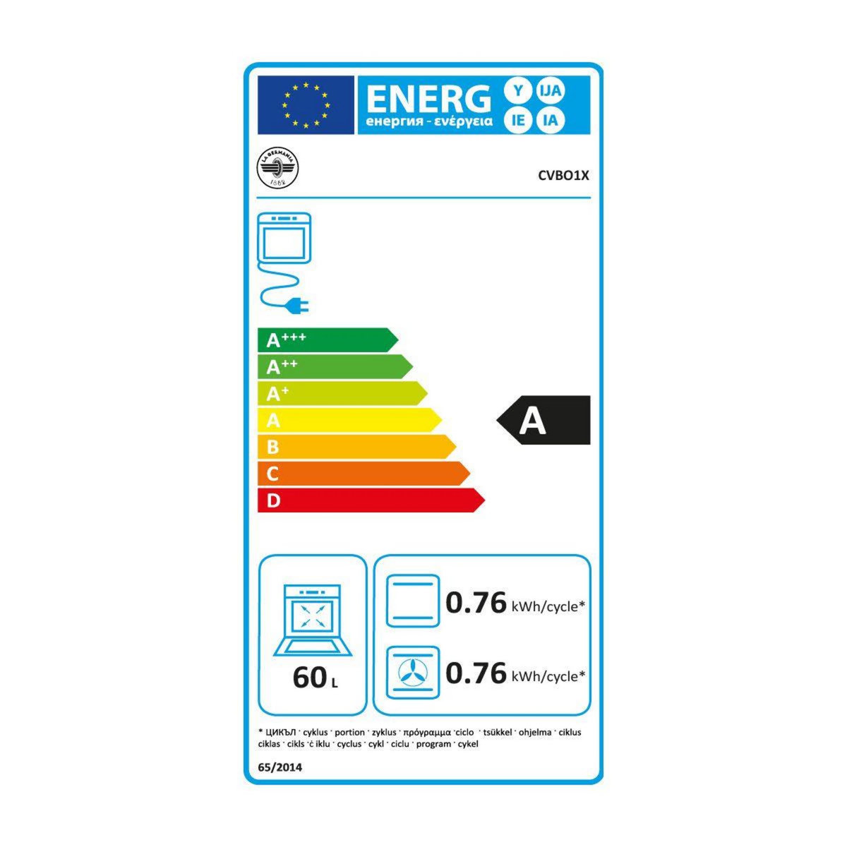 Germania Cuisinière induction CVBO1N
