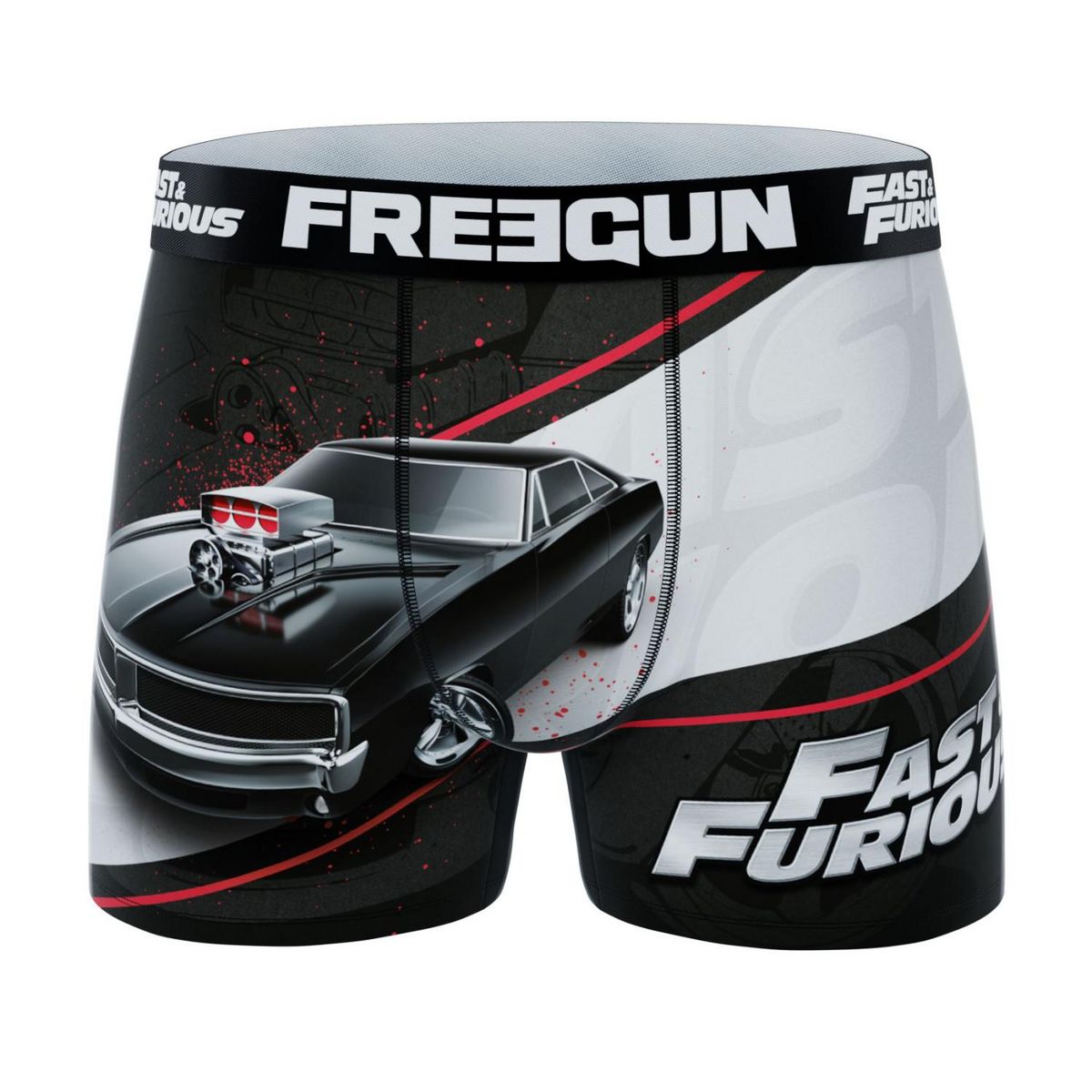 FREEGUN Lot de 4 boxers homme Fast and Furious