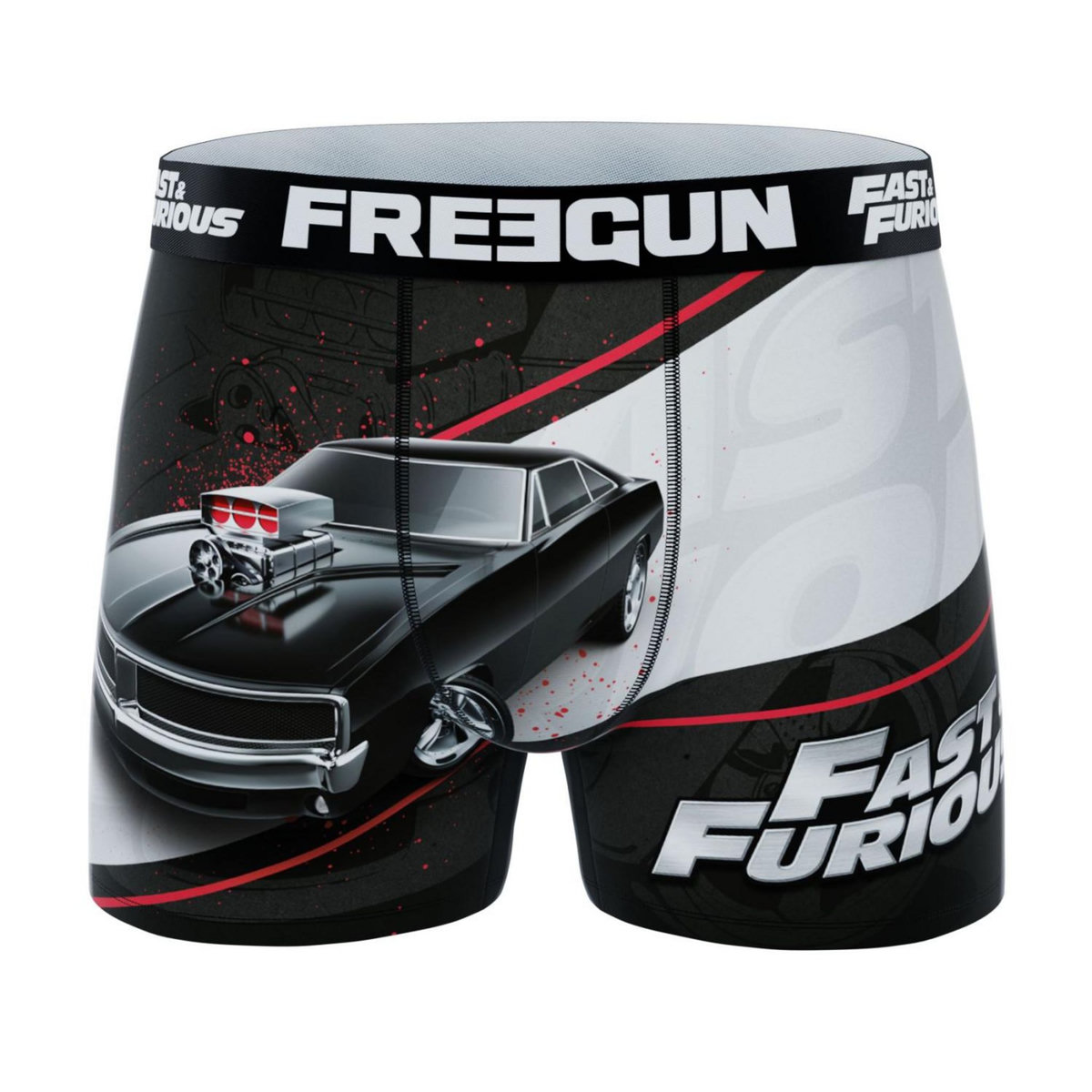 FREEGUN Lot de 4 boxers homme Fast and Furious