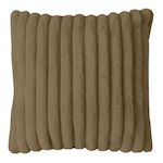 SOLEIL D'OCRE Housse de coussin flanelle 60x60 cm HIMALAYA, par Soleil d'ocre. Coloris disponibles : Marron, Gris, Beige