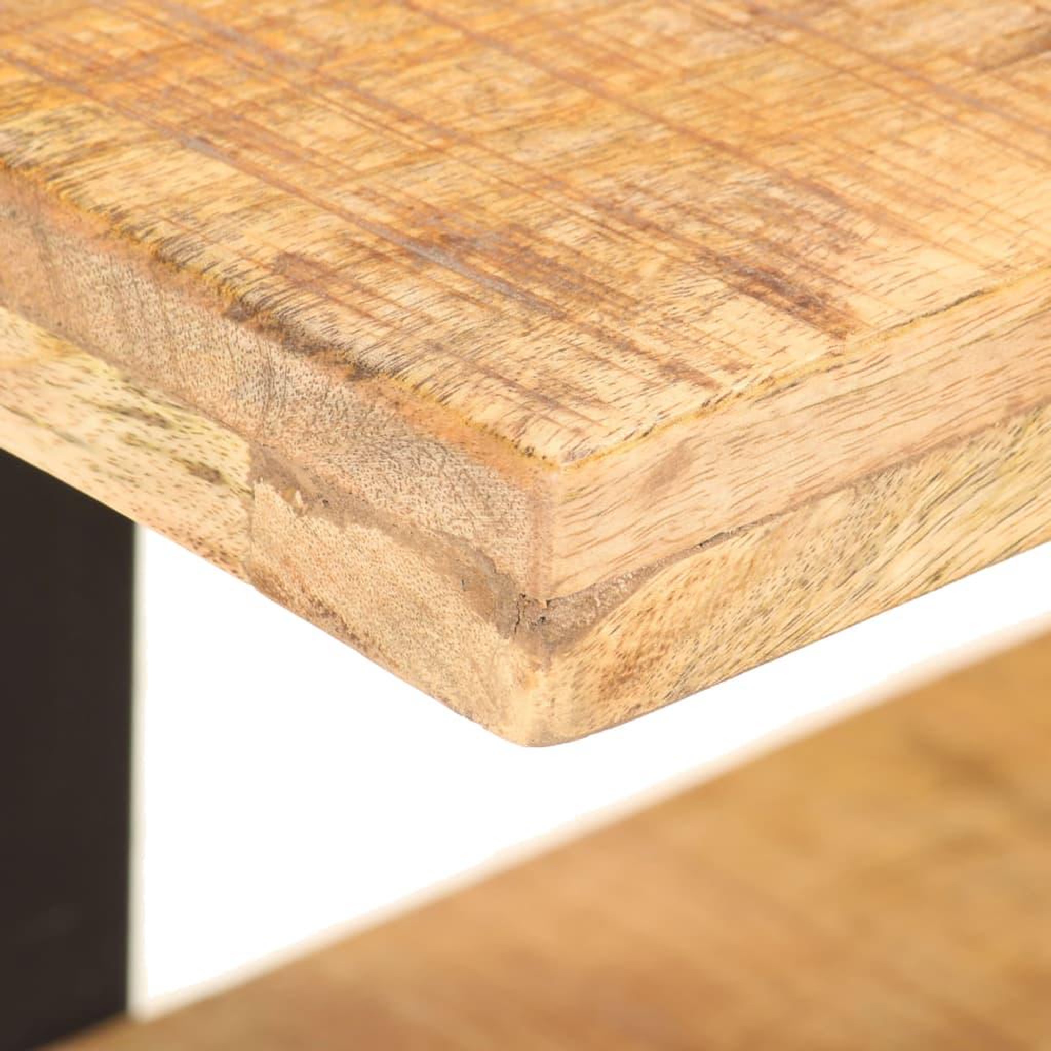 Voir la diapositive 5 : VIDAXL Meuble TV 90x40x40 cm Bois de manguier brut