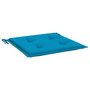 Voir la diapositive 5 : VIDAXL Coussins de chaise jardin lot de 6 bleu 40x40x3 cm tissu oxford