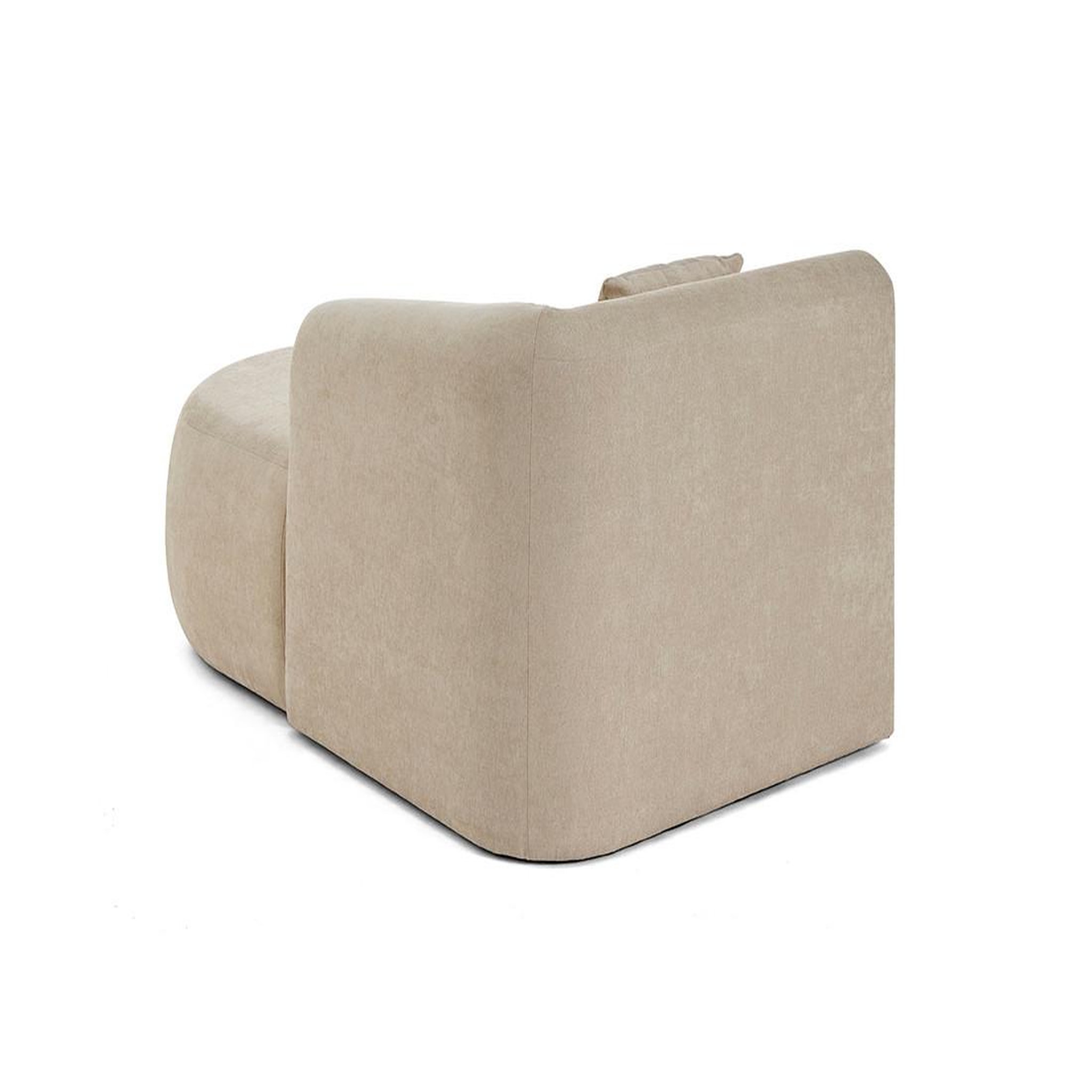 Voir la diapositive 5 : LISA DESIGN Ikare - module d'assise méridienne droit - en tissu