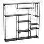 Voir la diapositive 1 : Paris Prix Etagère Design en Métal  Maranta  80cm Noir