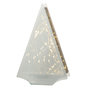 Voir la diapositive 2 : Paris Prix Décoration Lumineuse Led  Triangle  30cm Gris & Or