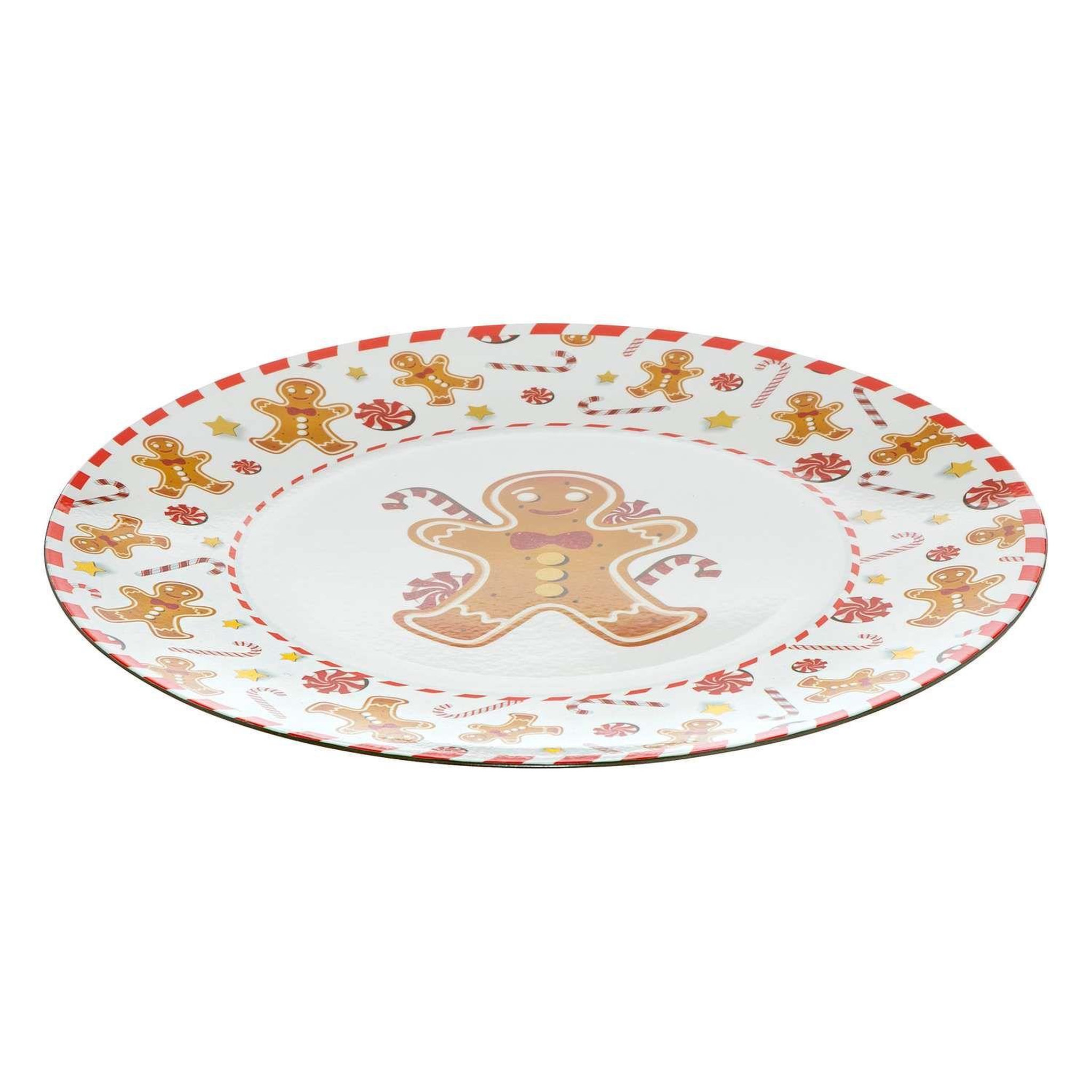 Voir la diapositive 2 : TOILINUX Lot de 12 dessous d'assiette pain d'épice d. 33 cm - orange