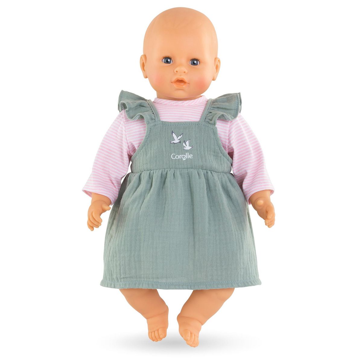 Corolle Robe à Volants & T-Shirt Bords de Loire pour poupon 42 cm