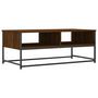 Voir la diapositive 2 : VIDAXL Table basse chene marron 100x51x40 cm bois d'ingenierie