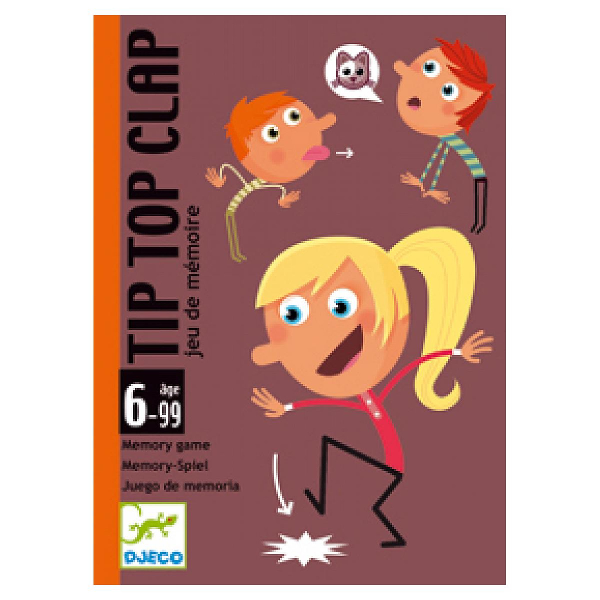 Djeco Jeu de cartes de memoire Tip Top Clap