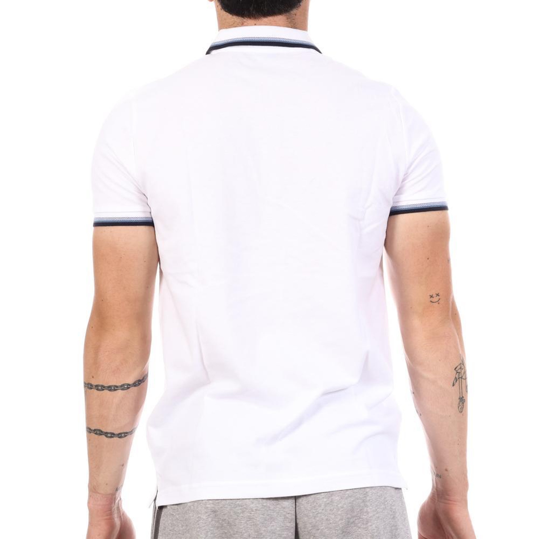 Voir la diapositive 2 : TBS Polo Blanc Homme TBS Yvanee