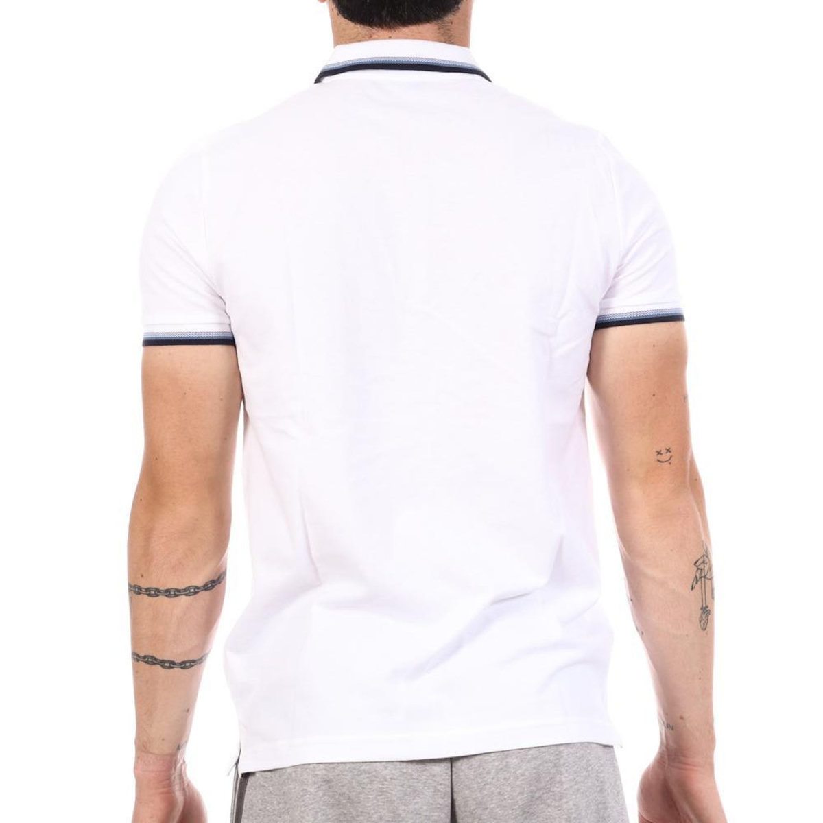TBS Polo Blanc Homme TBS Yvanee