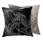 Paris Prix Coussin Déco Imprimé  Mambo  40x40cm Noir