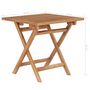 Voir la diapositive 6 : VIDAXL Table pliable de jardin 45x45x45 cm Bois de teck solide