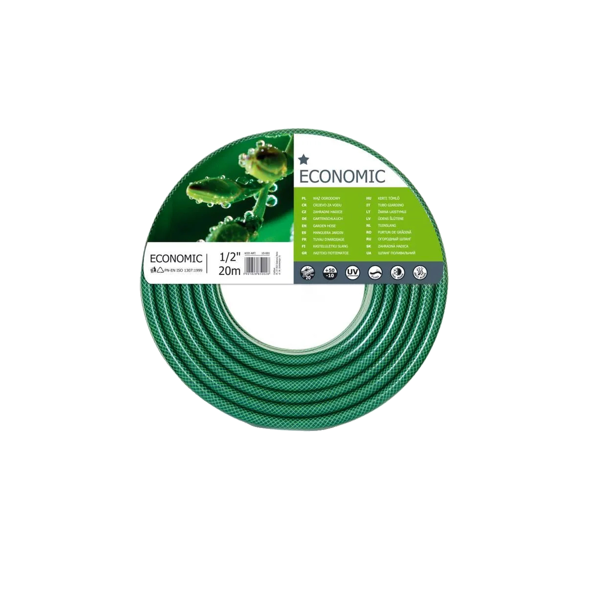 Cellfast Tuyau d'arrosage Cellfast economic 20 m verte