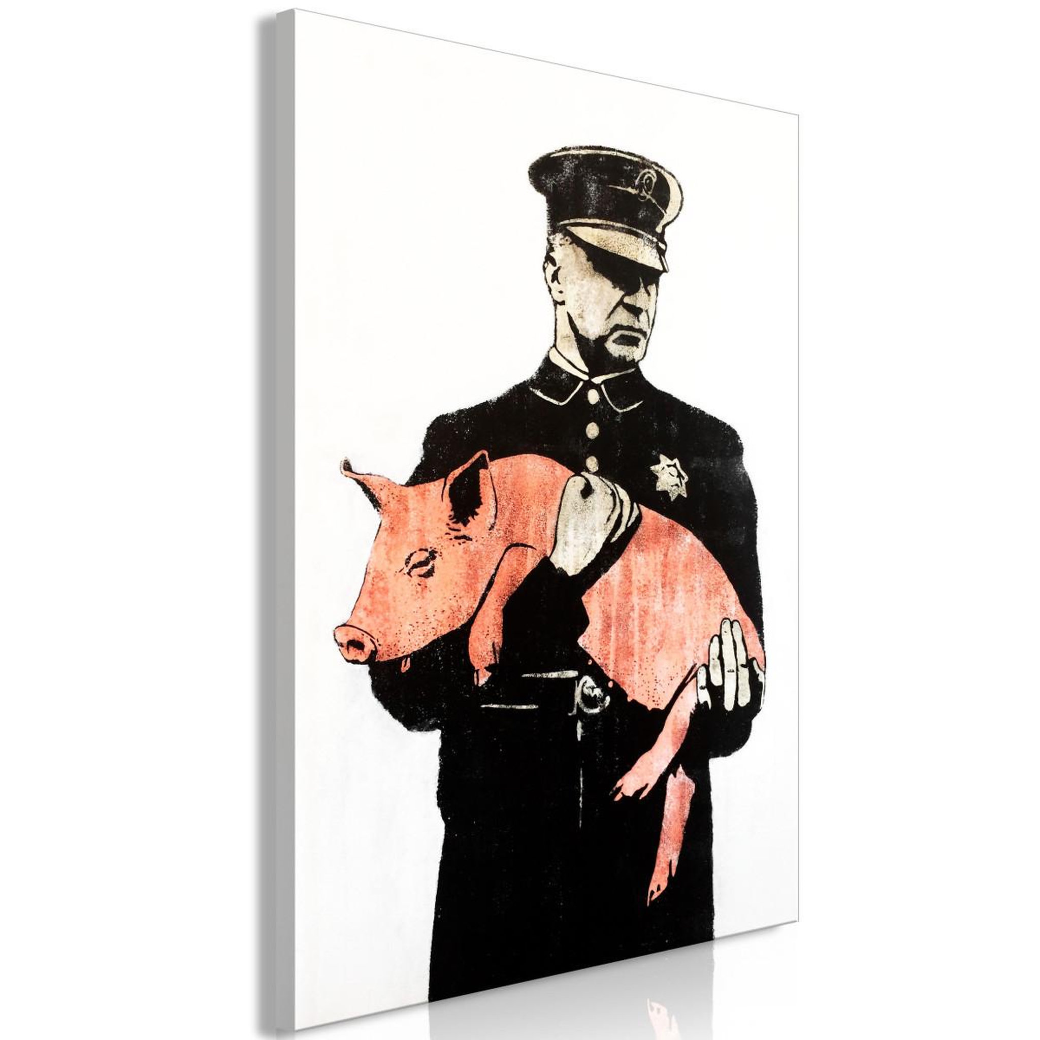 Voir la diapositive 1 : Paris Prix Tableau Imprimé  Police Pig