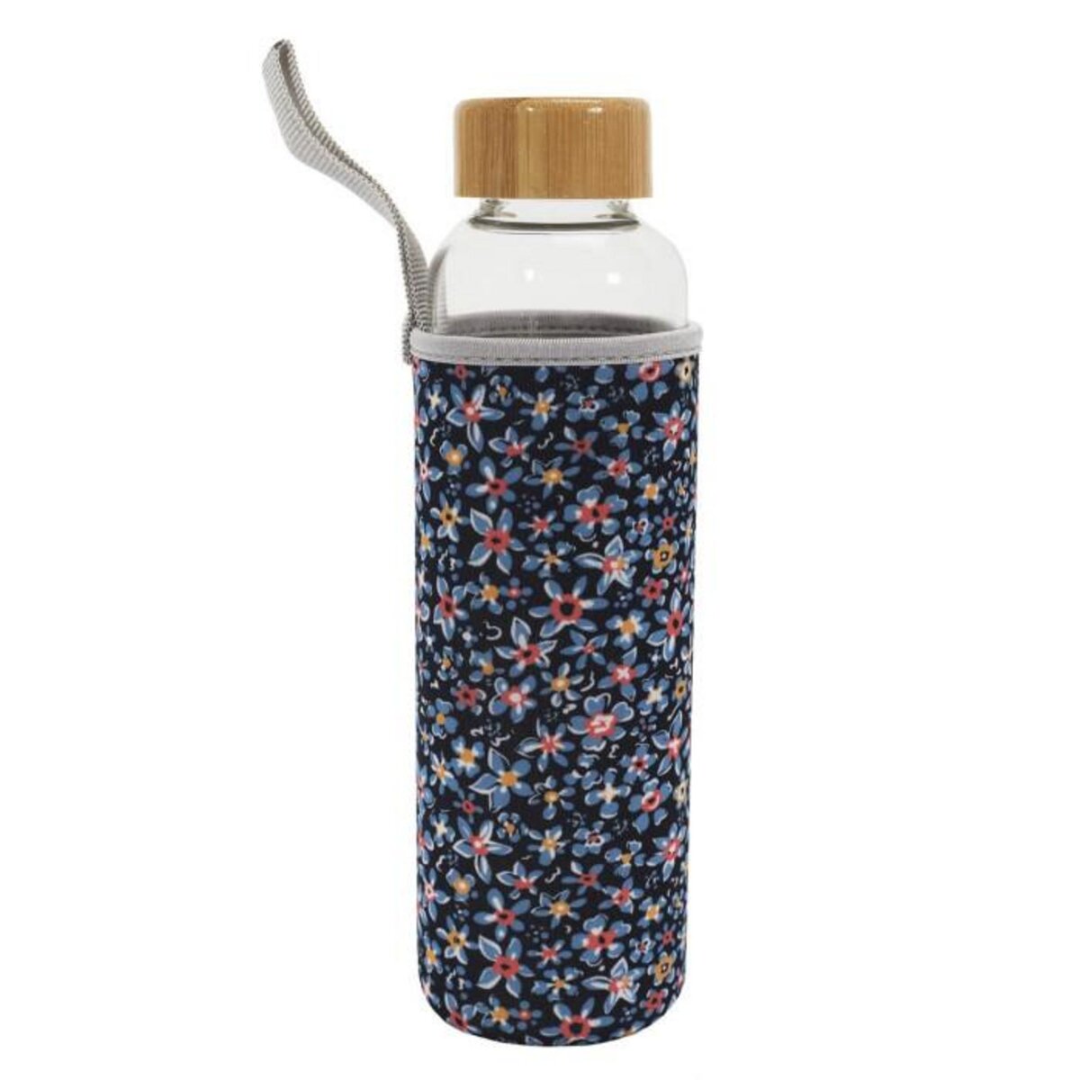 Paris Prix Coffret Bouteille & Couverts  Pochette  50cl Bleu